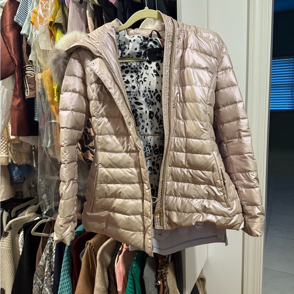 GORSKI Shimmering Beige Puffer Jacket